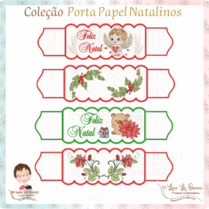 Kit Porta Papel Higiênico Natalinos
