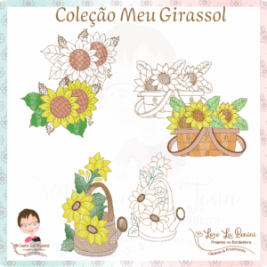 Matrizes Coleção Girassóis-Flores